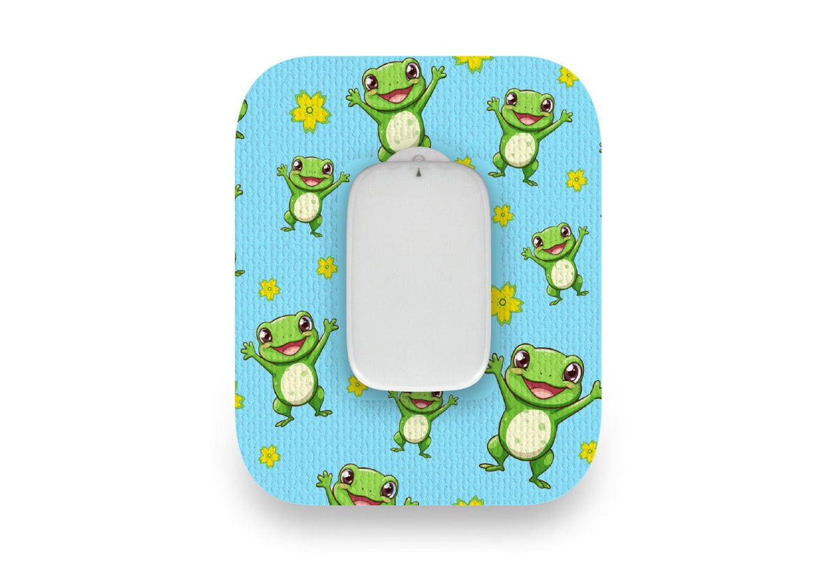 Freddy the Frog Patch for Medtrum CGM diabetes supplies and insulin pumps