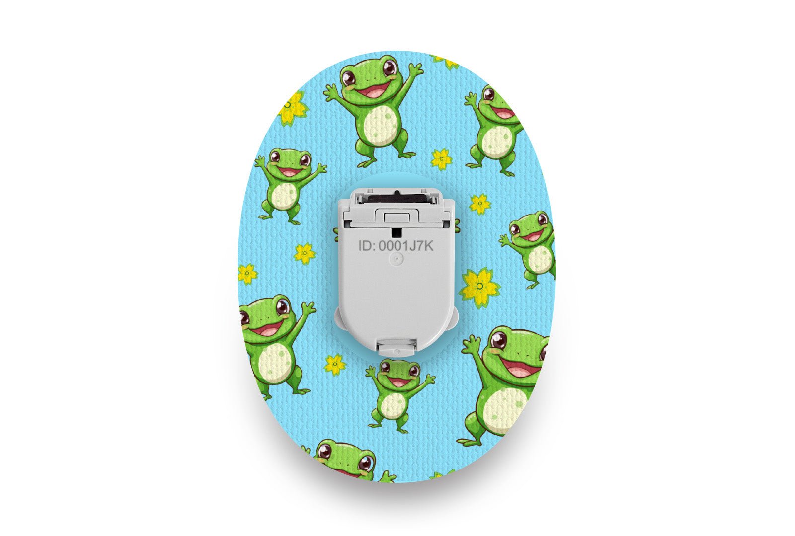 Freddy the Frog Patch for Glucomen Day diabetes supplies and insulin pumps