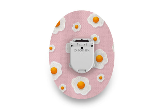Fried Egg Patch for Glucomen Day diabetes CGMs and insulin pumps