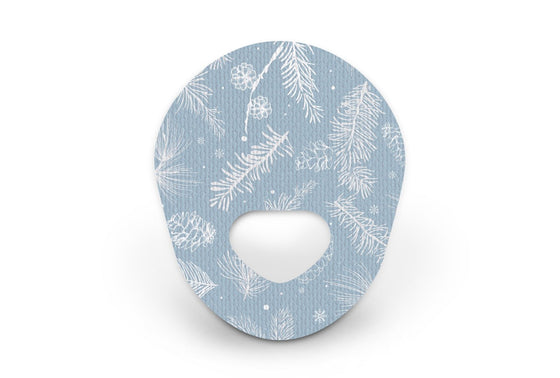 Frosty Feathers Patch for Guardian Enlite diabetes CGMs and insulin pumps