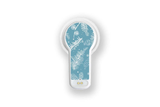 Frosty Feathers Stickers for MiaoMiao2 diabetes CGMs and insulin pumps