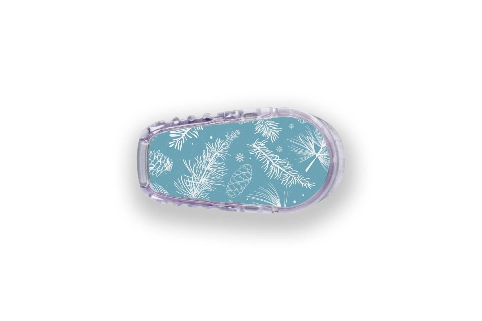 Frosty Feathers Stickers for Dexcom G6 / One Sensor diabetes CGMs and insulin pumps