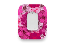  Fuchsia Florals Patch - Medtrum CGM for Single diabetes supplies and insulin pumps