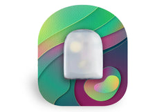 Funky Green Patch - Omnipod for Single diabetes CGMs and insulin pumps