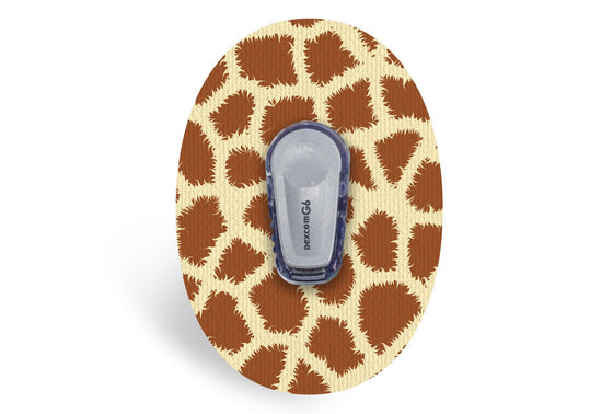 Giraffe patch for Dexcom G6 diabetes CGMs and insulin pumps