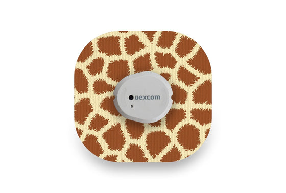 Giraffe patch for Dexcom G7 diabetes CGMs and insulin pumps