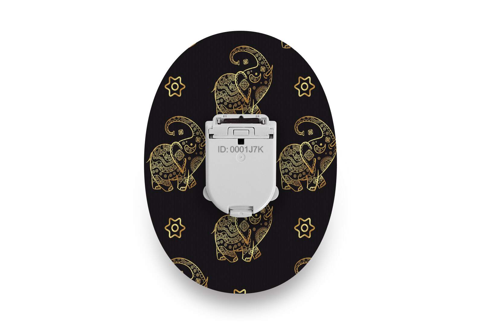 Gold Elephants Patch - Glucomen Day for Single diabetes CGMs and insulin pumps