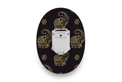 Gold Elephants Patch - Glucomen Day for Single diabetes CGMs and insulin pumps