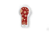 Golden Snowflakes Stickers for MiaoMiao2 diabetes CGMs and insulin pumps