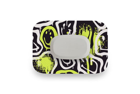 Graffiti Smiles Patch - GlucoRX Aidex for Single diabetes supplies and insulin pumps