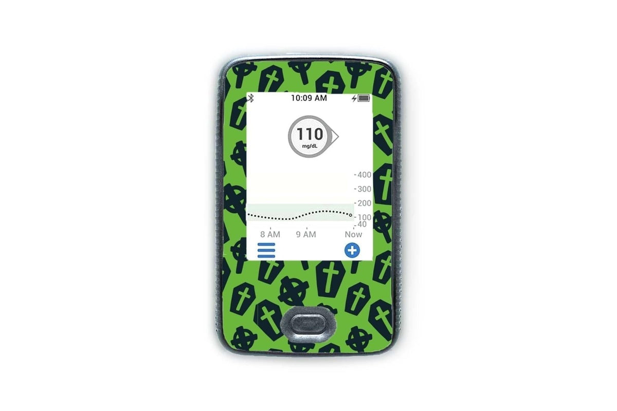 Graveyard Sticker - Dexcom G6 / One Receiver for diabetes CGMs and insulin pumps
