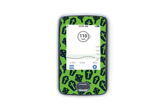 Graveyard Sticker - Dexcom G6 / One Receiver for diabetes CGMs and insulin pumps