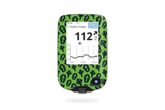 Graveyard Sticker - Libre Reader for diabetes CGMs and insulin pumps