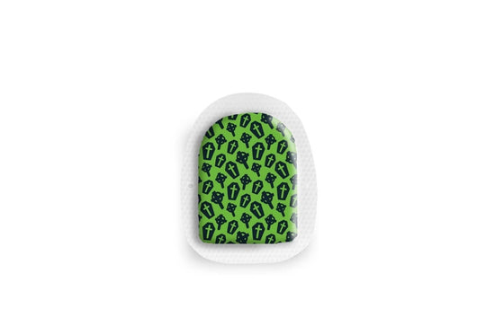 Graveyard Sticker for Omnipod Pump diabetes CGMs and insulin pumps