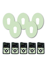 Green Pastel Patches Matching Set for Dexcom G6 diabetes CGMs and insulin pumps