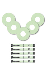 Green Pastel Patches Matching Set for Freestyle Libre diabetes CGMs and insulin pumps