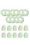 Green Pastel Patches Matching Set for Freestyle Libre diabetes CGMs and insulin pumps
