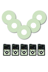 Green Pastel Patches Matching Set for Freestyle Libre diabetes CGMs and insulin pumps
