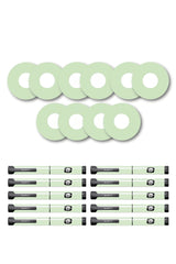 Green Pastel Patches Matching Set for Freestyle Libre diabetes CGMs and insulin pumps