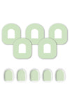 Green Pastel Patches Matching Set for Omnipod diabetes CGMs and insulin pumps