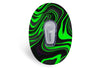 Green Swirl Patch for Dexcom G6 diabetes supplies and insulin pumps