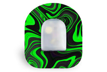  Green Swirl Patch - Omnipod for Omnipod diabetes supplies and insulin pumps