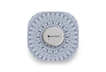 Greyscale Florals Patch - Dexcom G7 for Single diabetes CGMs and insulin pumps