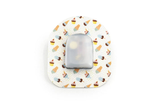 Ice Cream Patch for Omnipod diabetes CGMs and insulin pumps
