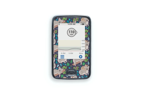 Koala Sticker for Dexcom G6 Receiver diabetes CGMs and insulin pumps