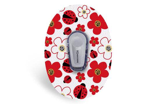 Lady Bird Patch - Dexcom G6 / One for Single diabetes supplies and insulin pumps