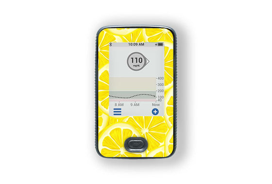 Lemons Sticker - Dexcom Receiver for diabetes supplies and insulin pumps