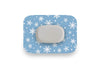Let it Snow Patch for GlucoRX Aidex diabetes CGMs and insulin pumps