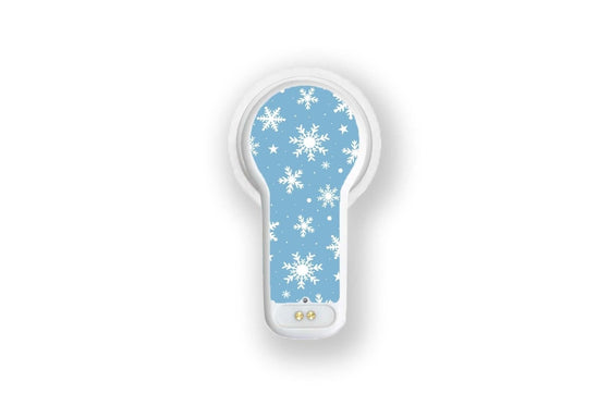Let it Snow Stickers for MiaoMiao2 diabetes CGMs and insulin pumps