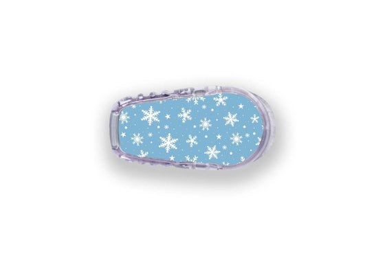 Let it Snow Stickers for Dexcom Transmitter diabetes CGMs and insulin pumps