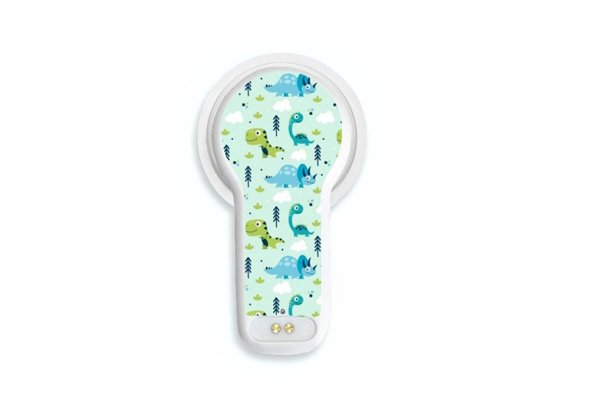 Light Dinosaurs Sticker - MiaoMiao2 for diabetes CGMs and insulin pumps