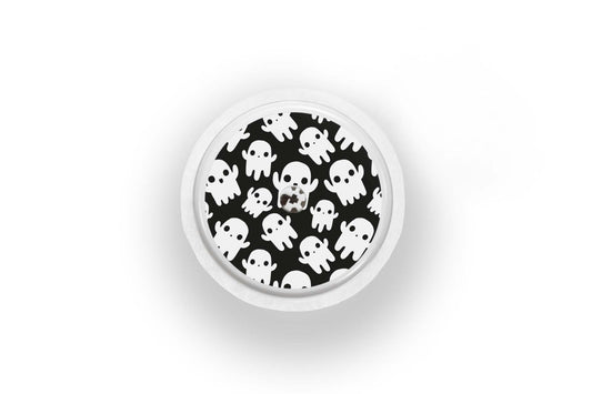 Little Ghosts Sticker - Freestyle Libre 1, 2, or 2+ for diabetes CGMs and insulin pumps