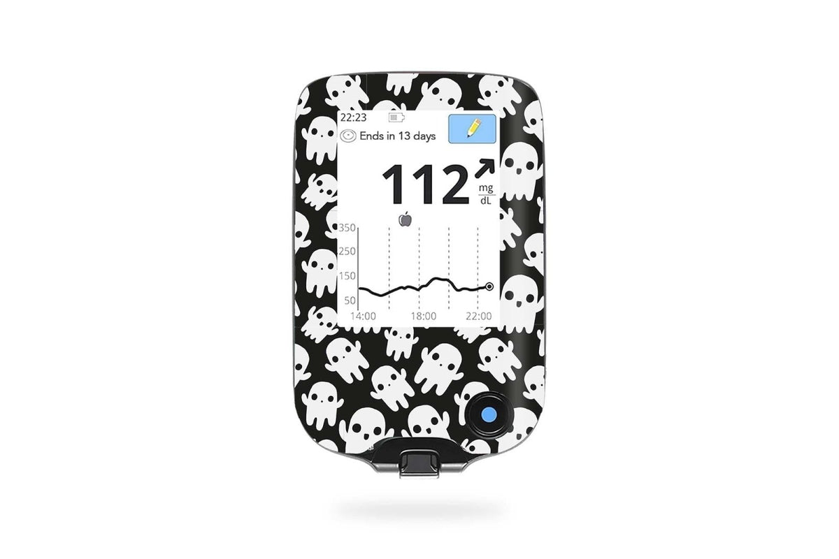 Little Ghosts Sticker - Freestyle Libre Reader for diabetes CGMs and insulin pumps