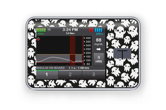 Little Ghosts Sticker - T-Slim for diabetes CGMs and insulin pumps