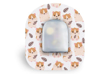  Little Hamster Patch - Omnipod for Single diabetes CGMs and insulin pumps