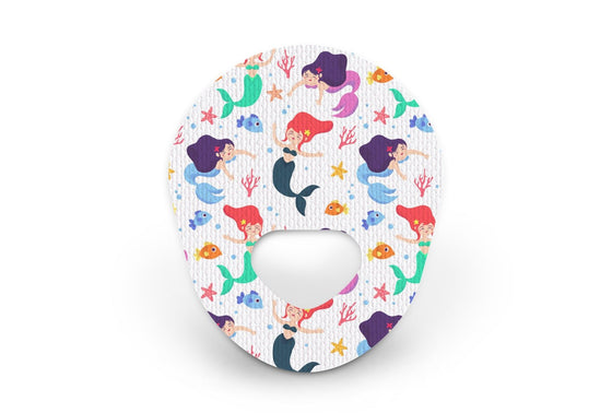 Little Mermaid Patch - Guardian Enlite for Single diabetes CGMs and insulin pumps