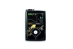 Luxury Black Marble Sticker - Medtronic Minimed 640g, 680g, 780g for diabetes supplies and insulin pumps