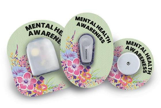 Mental Health Awareness Patch for Freestyle Libre 2 diabetes CGMs and insulin pumps
