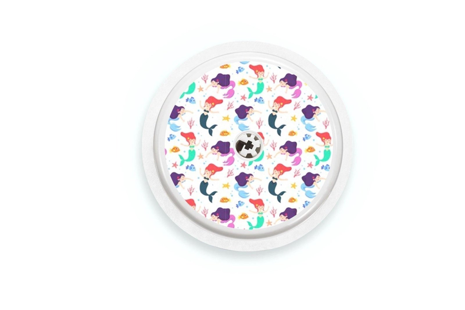 Mermaid Sticker - Freestyle Libre 1, 2, or 2+ for diabetes CGMs and insulin pumps