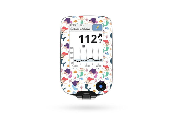 Mermaid Sticker - Libre Reader for diabetes CGMs and insulin pumps
