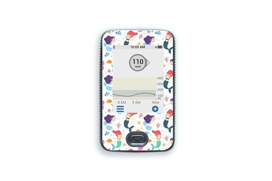 Mermaid Sticker for Dexcom G6 Receiver diabetes CGMs and insulin pumps