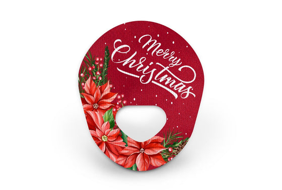 Merry Christmas Patch for Guardian Enlite diabetes CGMs and insulin pumps