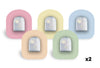 Mixed Pastel Patch Pack for Omnipod - 10 Pack diabetes CGMs and insulin pumps