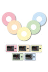 Mixed Pastel Patches Matching Set for Freestyle Libre diabetes CGMs and insulin pumps