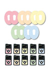 Mixed Pastel Patches Matching Set for Dexcom G6 diabetes CGMs and insulin pumps