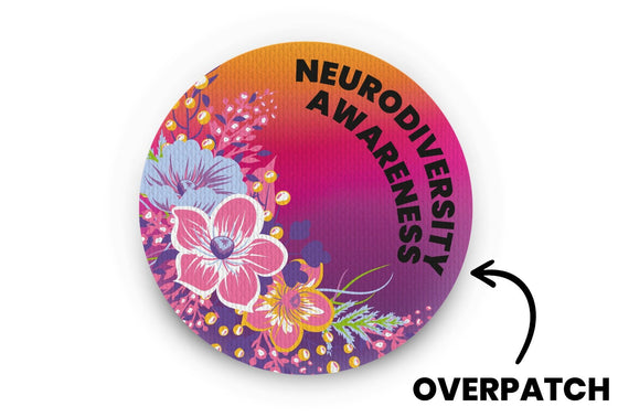 Neurodiversity Awareness Patch for Freestyle Libre 3 diabetes CGMs and insulin pumps
